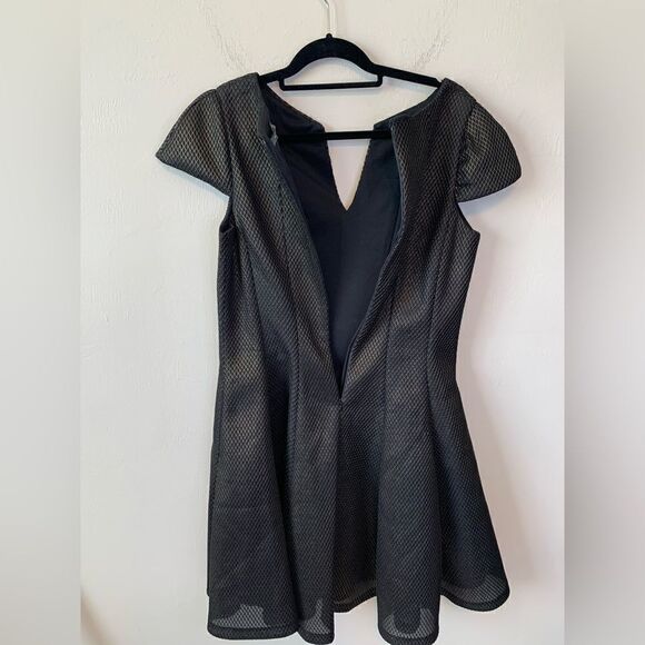 Julia Jordan Black Mesh Party Dress Size 16‎ - Picture 10 of 12